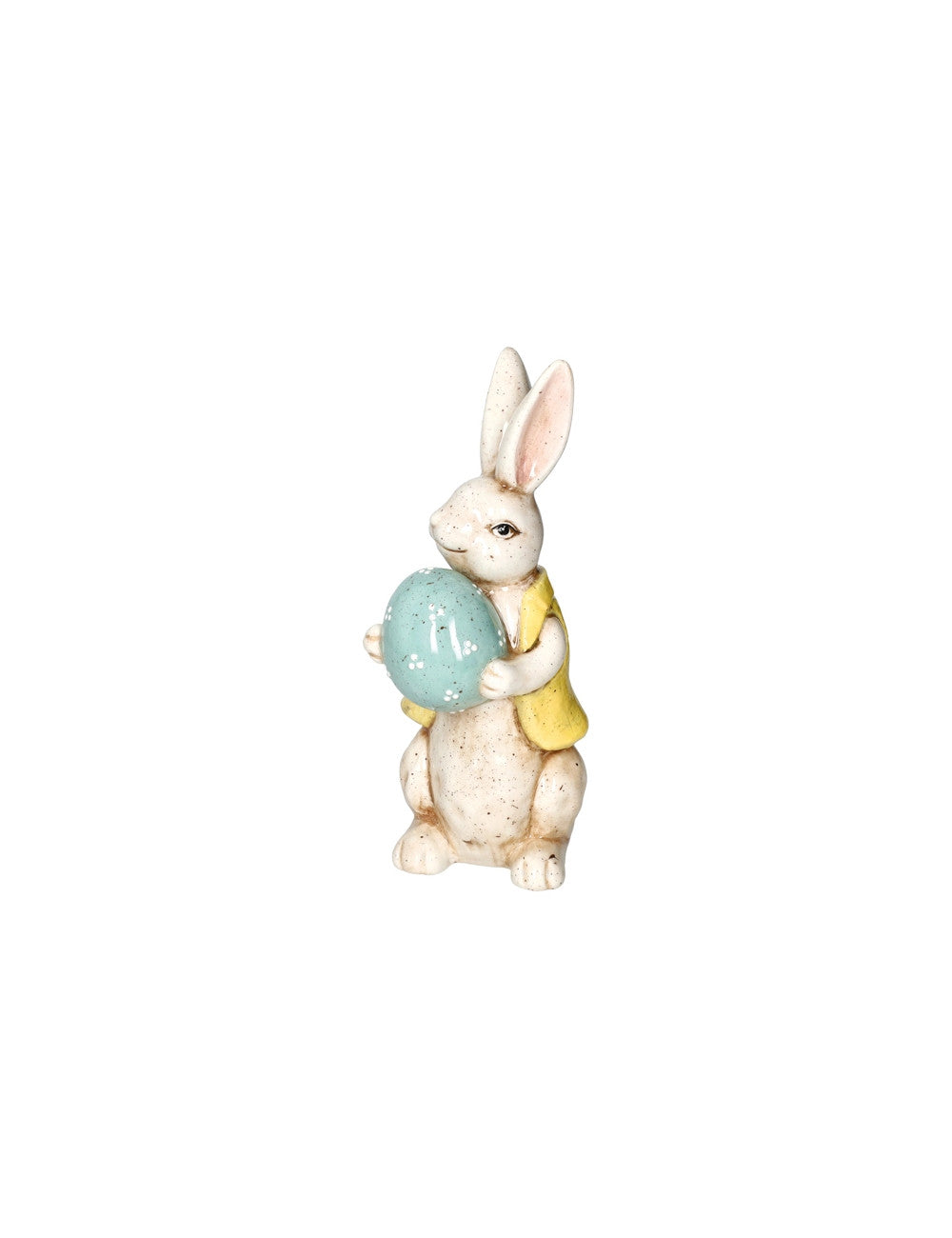 HAPPY BUNNY CON OVETTO TIFFANY STONEWARE - BRANDANI