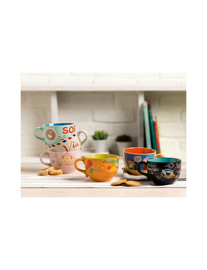 JUMBO TAZZA FELICITA STONEWARE
