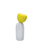 BRANDANI LAMPADA CACTUS BIANCO C/FIORE GIALLO PORCELLANA