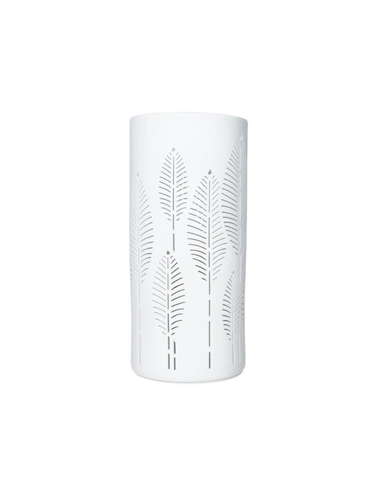BRANDANI LAMPADA FOGLIE PORCELLANA