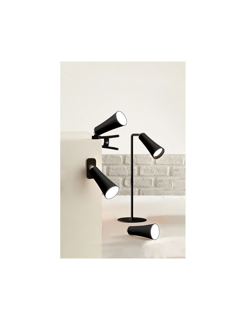 LAMPADA LED MOOD 4 IN 1 NERO ABS/PC/METAL BRANDANI
