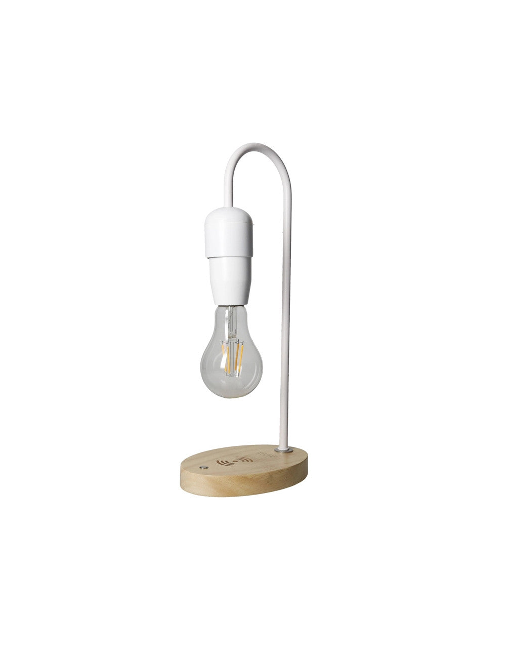 LAMPADA STACCA & GO BIANCO METAL C/BASE LEGNO PER RICARICA SMARTPHONE