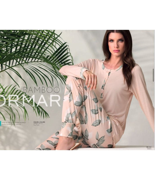 LORMAR Pigiama serafino - Serie BAMBOO