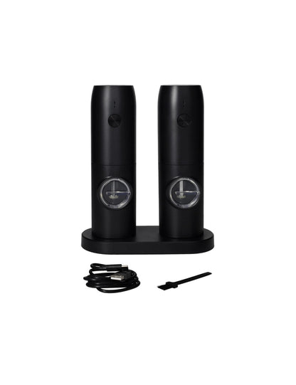 MACINA SALE/PEPE ELETTRICO RICARICABILE C/SUPPORTO SET 2PZ