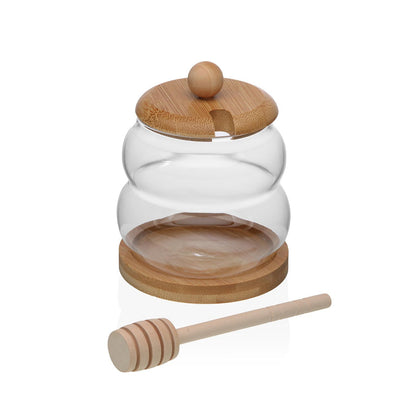 MIELIERA VETRO E BAMBÙ 300ML-VERSA