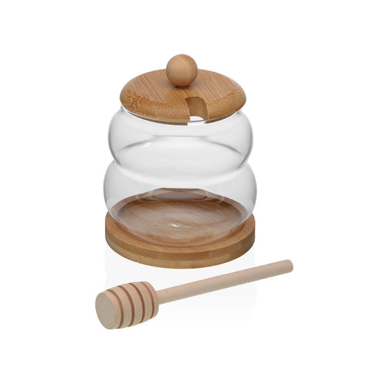 MIELIERA VETRO E BAMBÙ 300ML-VERSA