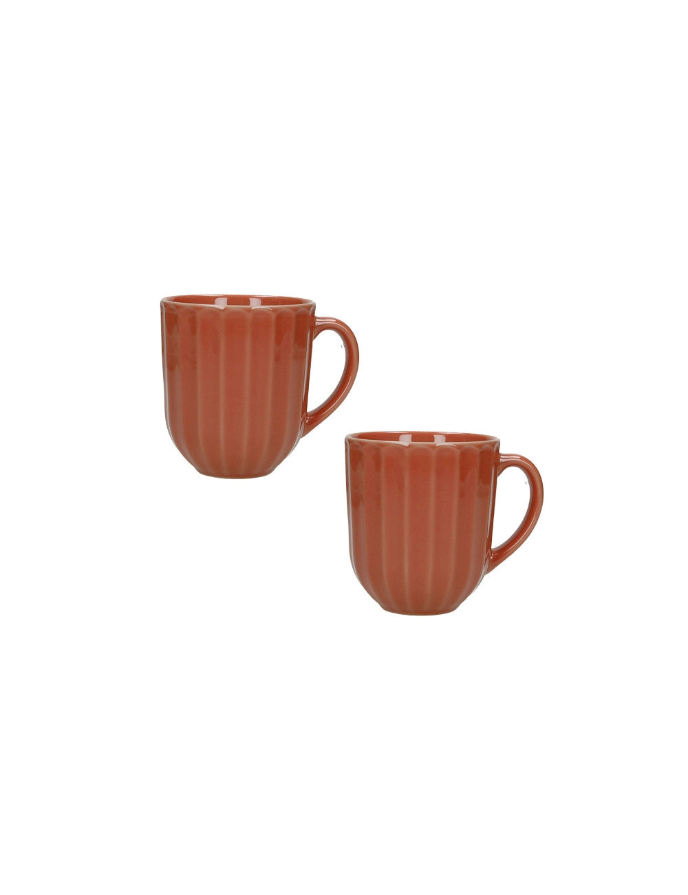 MUG CALIPSO ARANCIONE SET 2 PZ STONEWARE