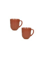 MUG CALIPSO ARANCIONE SET 2 PZ STONEWARE