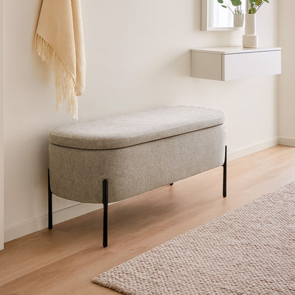 PANCA LETTO IMBOTTITA BEIGE - VERSA
