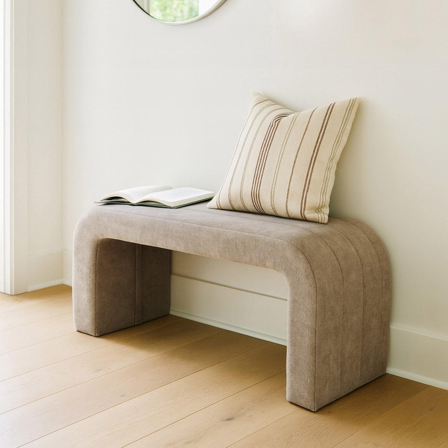PANCHINA IMBOTTITA BEIGE - VERSA