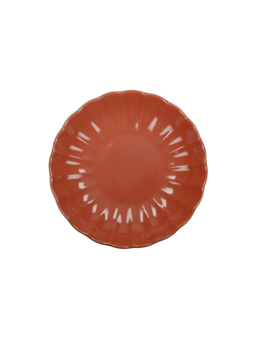 PIATTO FONDO CALIPSO ARANCIONE STONEWARE