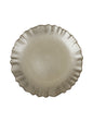PIATTO LUREX CHAMPAGNE VETRO