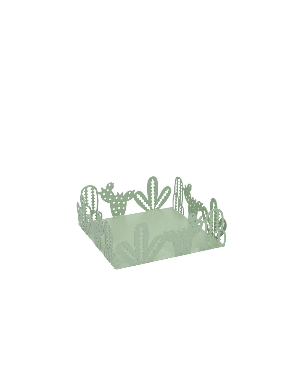 PORTA TOVAGLIOLI CACTUS VERDE METAL BRANDANI