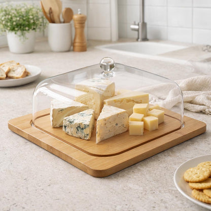 PORTA FORMAGGIO IN BAMBÙ 28CM - VERSA