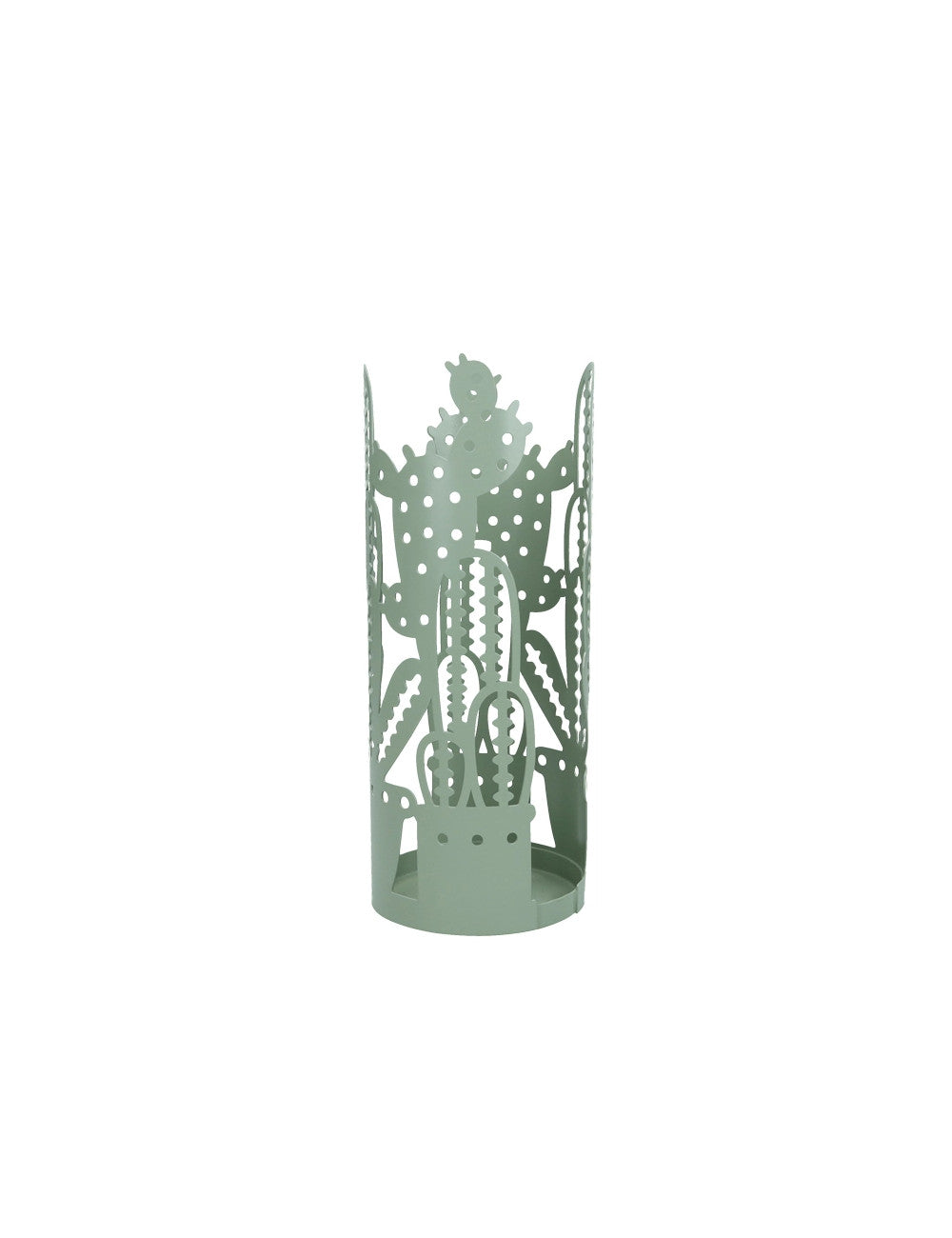 PORTABICCHIERI CACTUS VERDE METAL