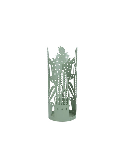 PORTABICCHIERI CACTUS VERDE METAL