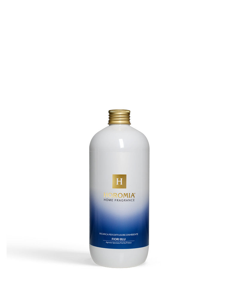 HOROMIA Ricarica per Diffusore a Bastoncini Fiori blu 500ml