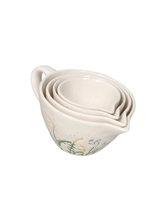 SALSIERA RISVEGLIO SET 4 PZ STONEWARE - BRANDANI