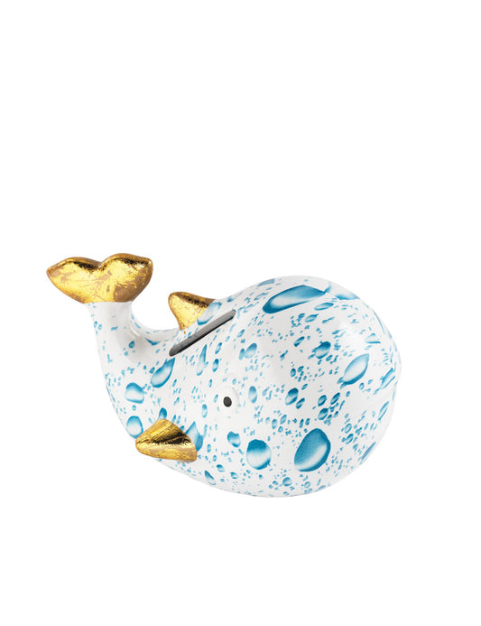 SALVADANAIO BALENA DECORI ASSORTITI DOLOMITE BRANDANI