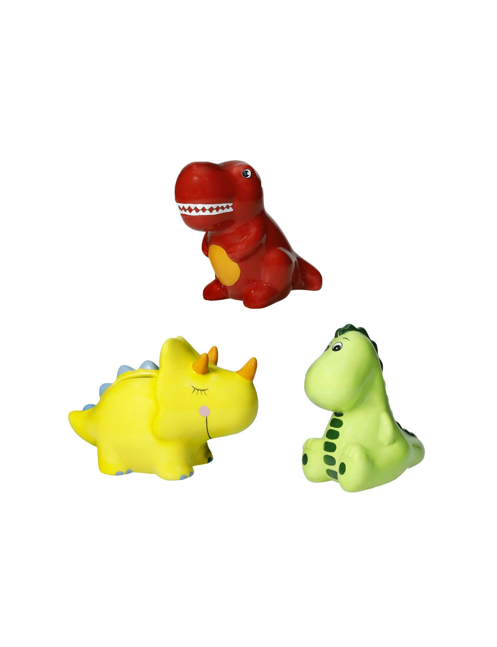 SALVADANAIO DINOSAURO SOGGETTI E COLORI ASSORTITI DOLOMITE