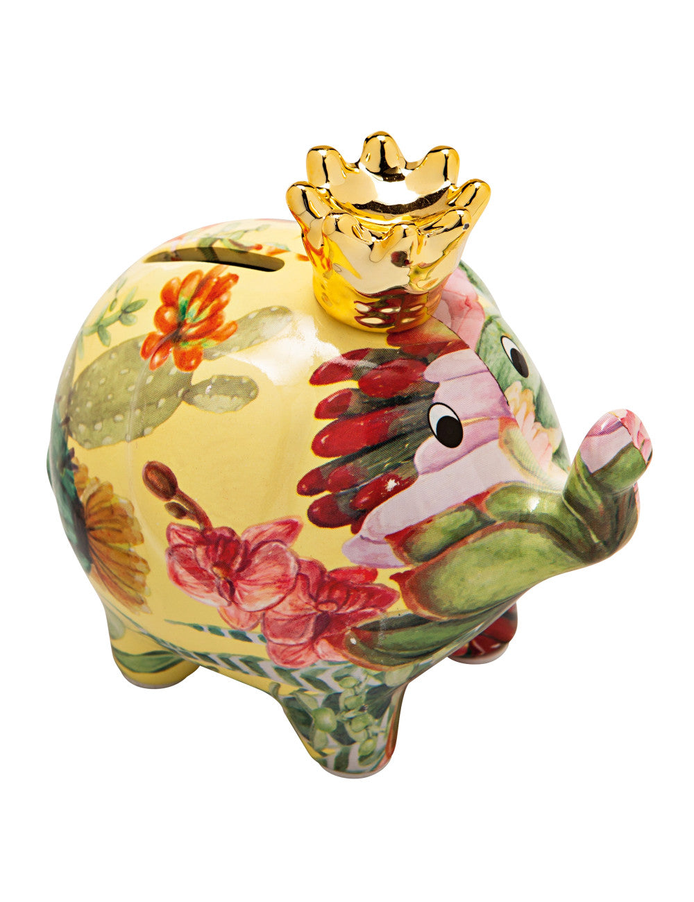 SALVADANAIO ELEFANTE DECORI ASSORTITI DOLOMITE