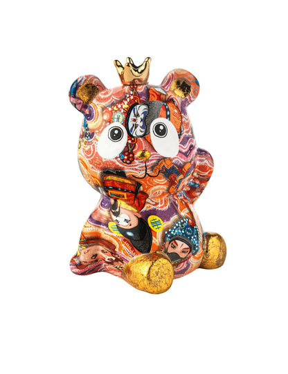 SALVADANAIO PANDA DECORI ASSORTITI DOLOMITE