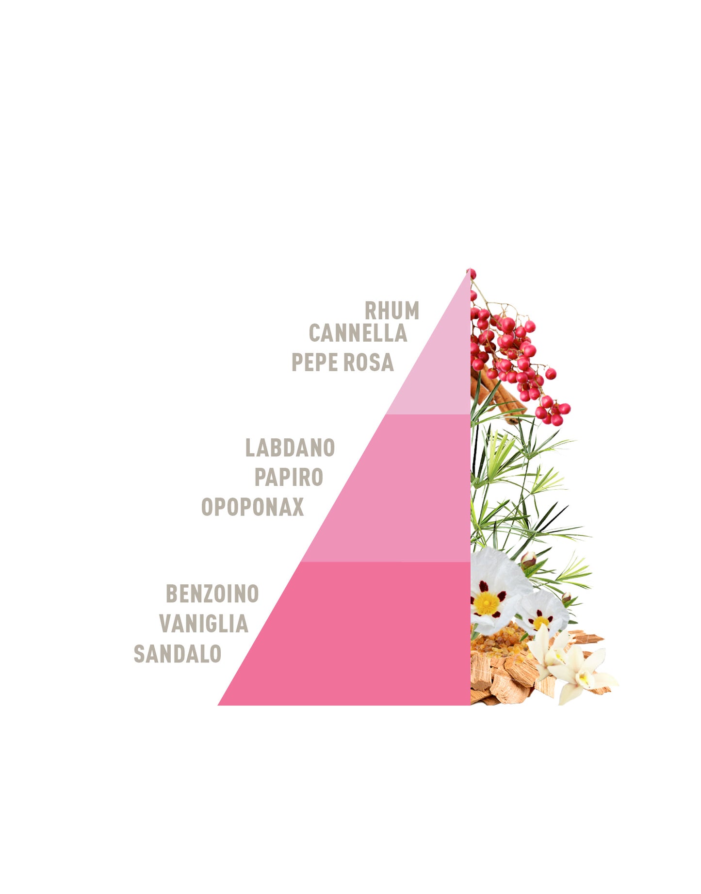 HOROMIA Ricarica per Diffusore a Bastoncini Sandalo e pepe rosa 500ml
