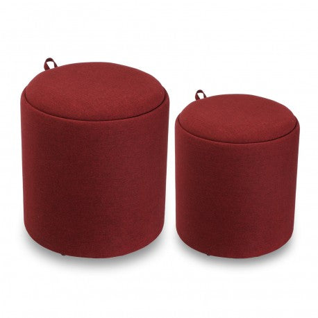 SET 2 PUFF ROSSI - VERSA