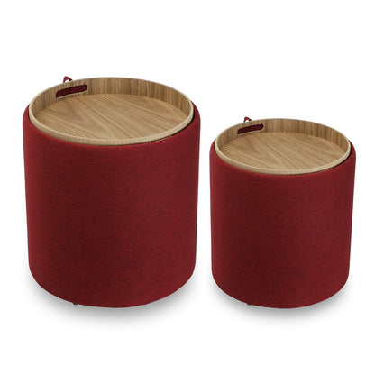 SET 2 PUFF ROSSI - VERSA