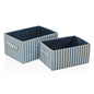 SET DUE CESTE RIGHE BLU - VERSA