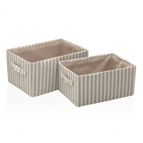 SET DUE CESTE RIGHE GRIGIE - VERSA