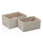 SET DUE CESTE RIGHE GRIGIE - VERSA