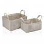 SET DUE CESTE RIGHE GRIGIE - VERSA