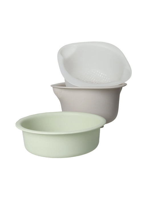 SETACCIO, SCOLAPASTA E SCODELLA 3 IN 1 PP/PA/ABS