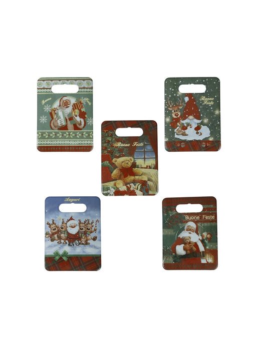 TAGLIERE CHRISTMAS PORCELLANA/EVA DISPLAY 10PZ BRANDANI