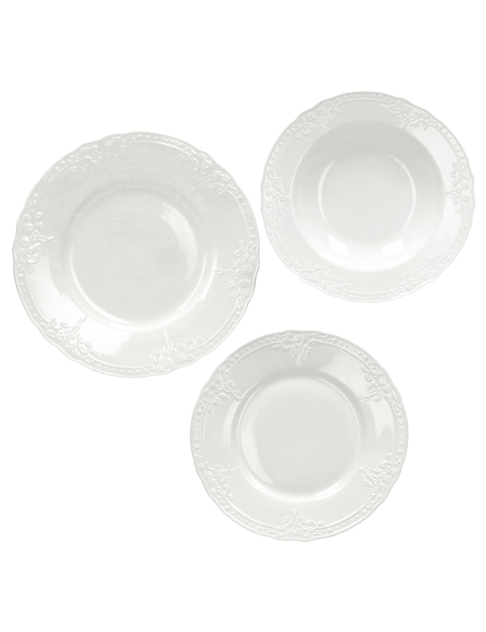 TAVOLA 18 PZ RICORDI NEW BONE CHINA