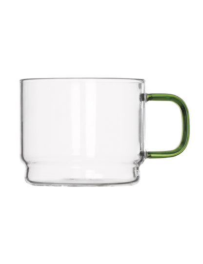 TAZZA BRIDGE IMPILABILE COLORI ASSORTITI SET 4 PZ VETRO
