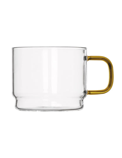 TAZZA BRIDGE IMPILABILE COLORI ASSORTITI SET 4 PZ VETRO