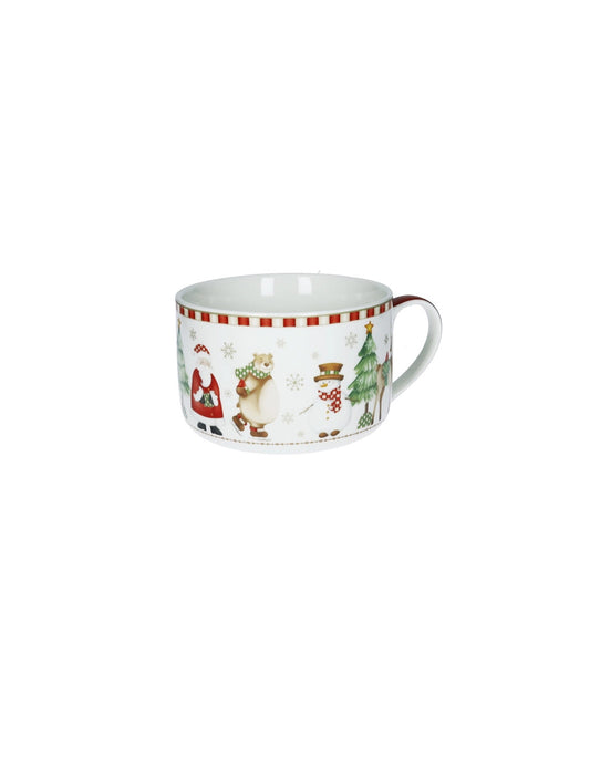 TAZZA COLAZIONE RACCONTI NEW BONE CHINA BRANDANI