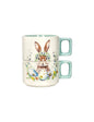 TAZZA IMPILABILE SWEET BUNNY TIFFANY SET 2 PZ DOLOMITE - BRANDANI