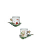 TAZZA RACCONTI SET 2 PZ NEW BONE CHINA BRANDANI