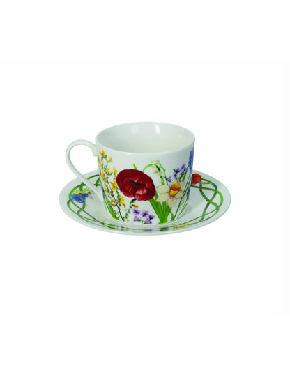 TAZZA THE FIORI DI CAMPO SET 2 PEZZI NEW BONE CHINA