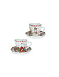 TAZZA THE' RACCONTI SET 2 PZ NEW BONE CHINA BRANDANI