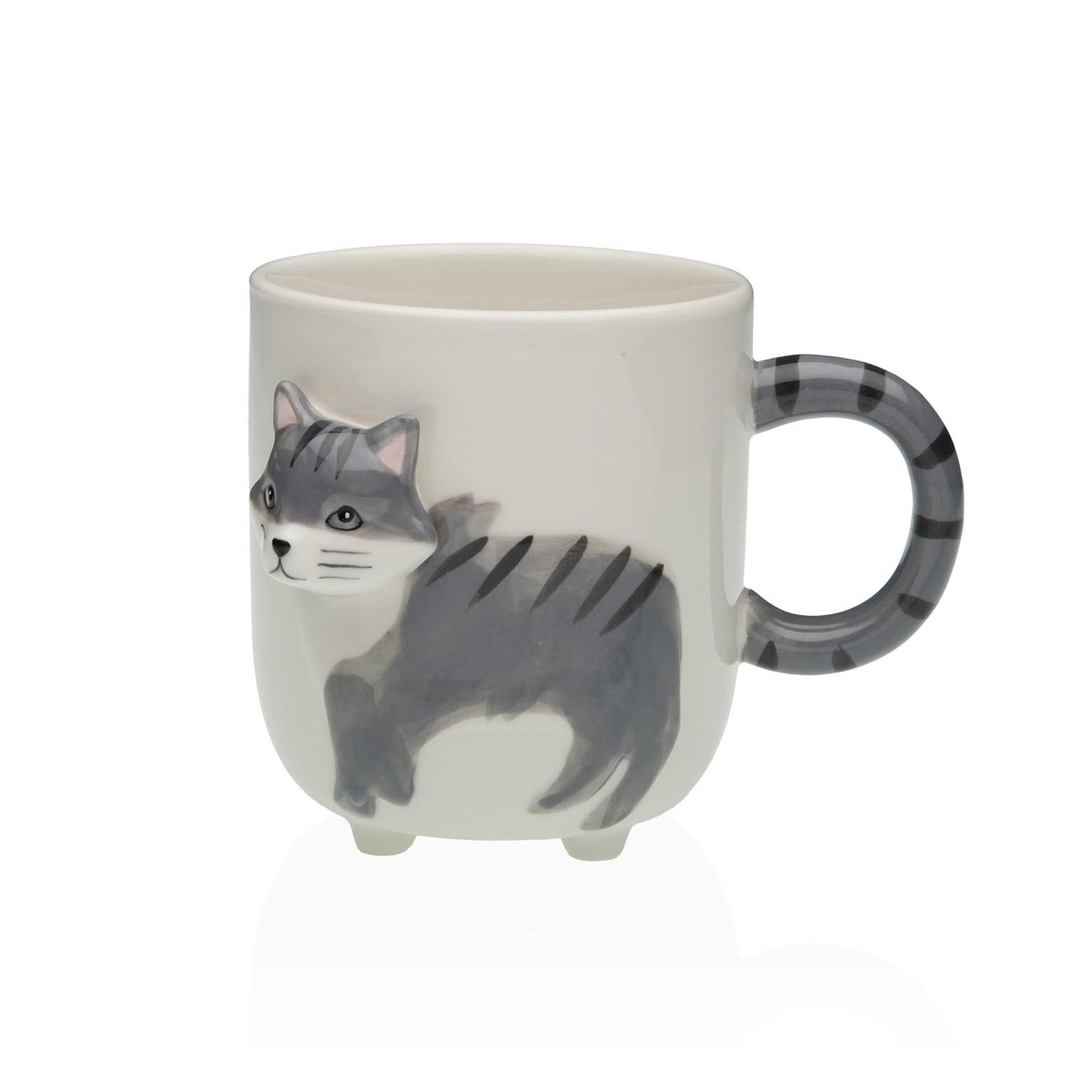 TAZZA GATTO RILIEVO - VERSA