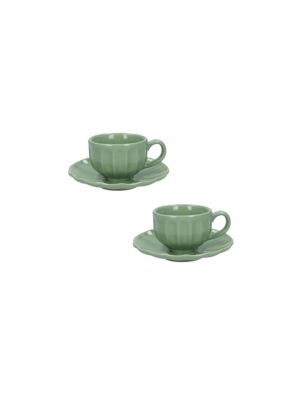 TAZZINA CAFFE CALIPSO SALVIA SET 2 PZ STONEWARE