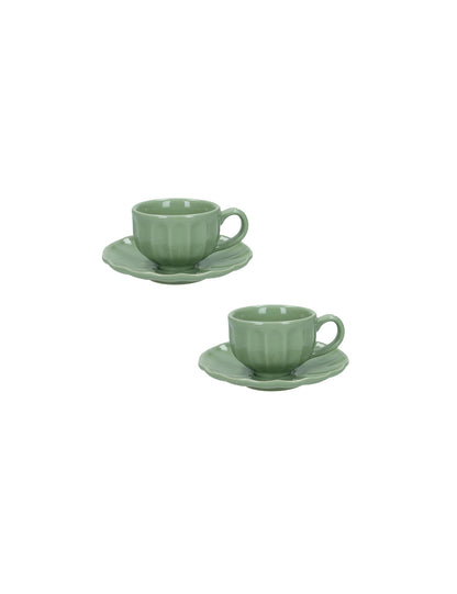 TAZZINA CAFFE CALIPSO SALVIA SET 2 PZ STONEWARE