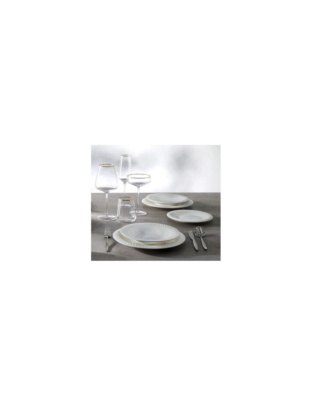TAZZINA CAFFE OPTICAL SET 2 PZ NEW BONE CHINA - BRANDANI