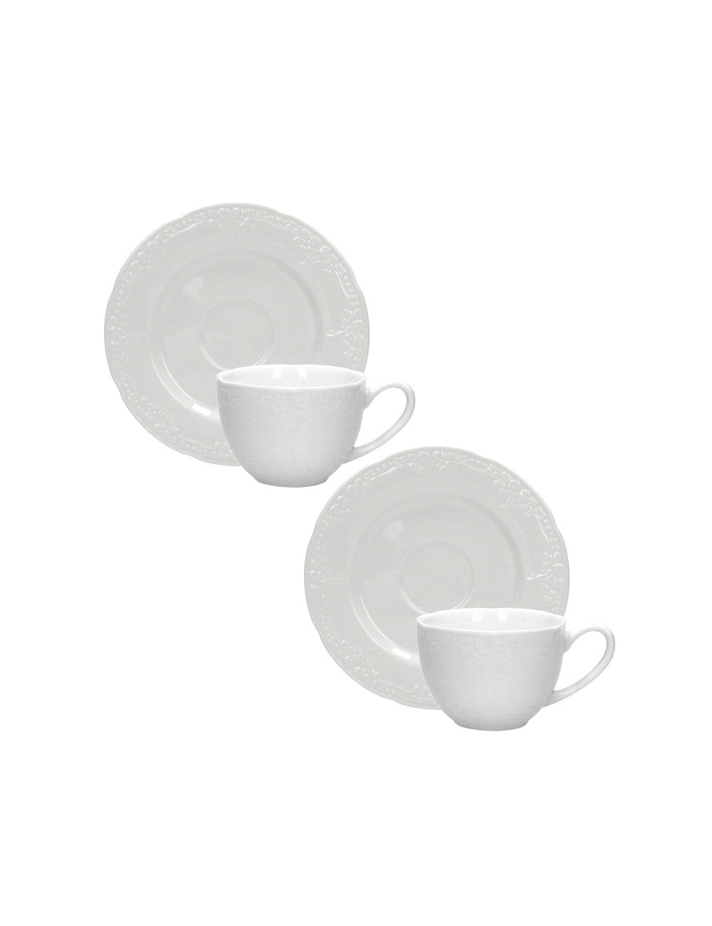 TAZZINA CAFFE RICORDI SET 2 PZ NEW BONE CHINA