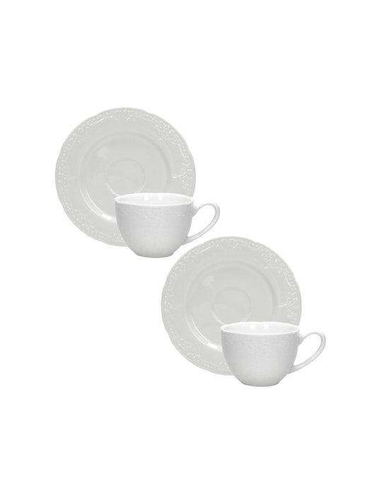 TAZZINA CAFFE RICORDI SET 2 PZ NEW BONE CHINA