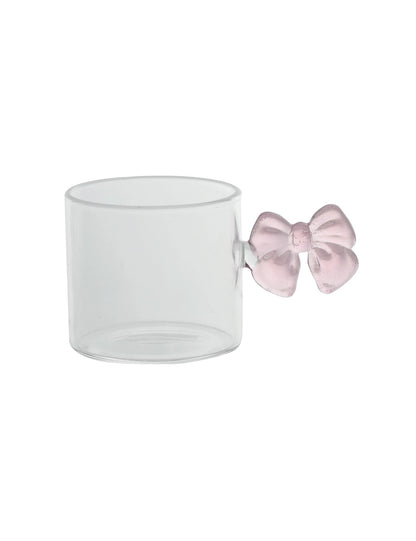 TAZZINA FIOCCO COLORI ASSORTITI SET 4 PZ VETRO